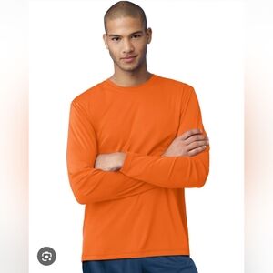 Hanes Cool Dri Performance Long Sleeve Shirt. FLAWED